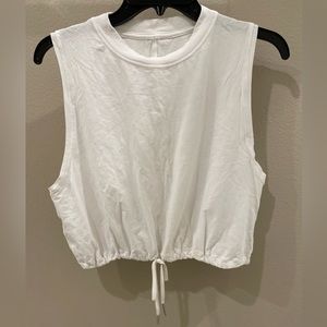 Lululemon Cropped Front Tie Workout Tank